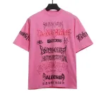  Balenciage Dragon Year Limited Edition Graffiti Letters T-Shirts 4