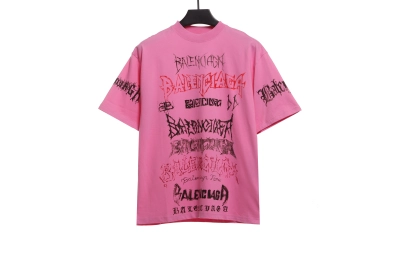 Balenciaga Dragon Year Limited Edition Graffiti Letters T-Shirts 4 01
