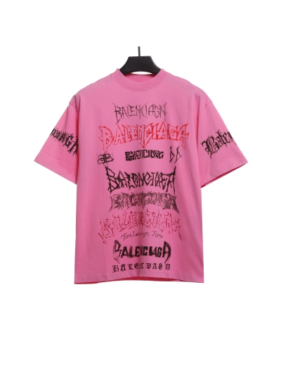 Balenciaga Dragon Year Limited Edition Graffiti Letters T-Shirts 4 01