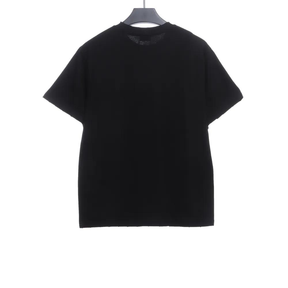 Balenciaga embroidered letter worn T-Shirts 2