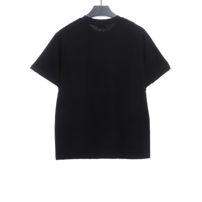  Balenciage embroidered letter worn T-Shirts 2 02
