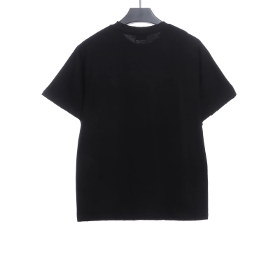 balenciaga embroidered letter worn T-Shirts 2 02