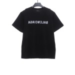  Balenciage embroidered letter worn T-Shirts 2