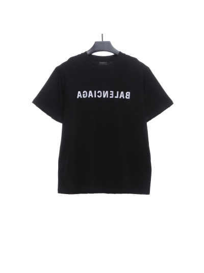 Balenciaga embroidered letter worn T-Shirts 2 01