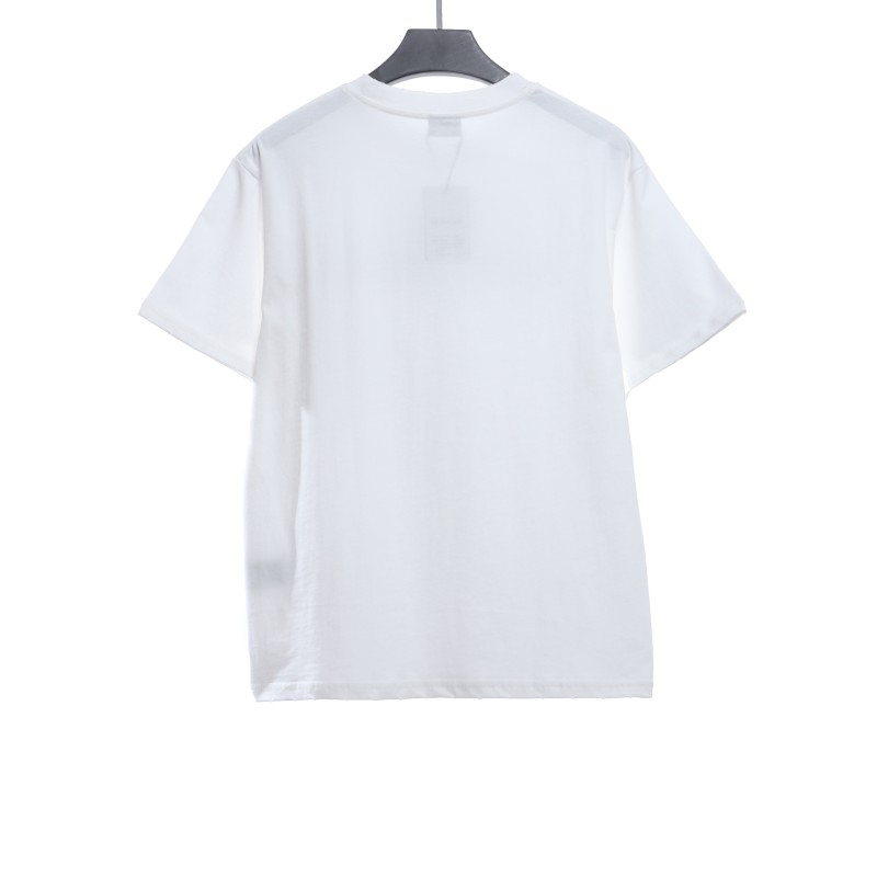  Balenciage embroidered letter worn T-Shirts 3