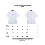  Balenciage embroidered letter worn T-Shirts 3