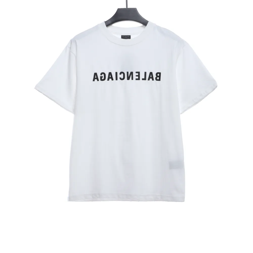 Balenciaga embroidered letter worn T-Shirts 3