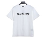  Balenciage embroidered letter worn T-Shirts 3