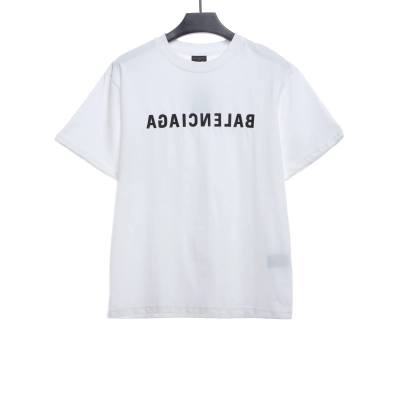 balenciaga embroidered letter worn T-Shirts 3 01