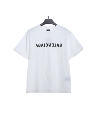 Balenciaga embroidered letter worn T-Shirts 3 01