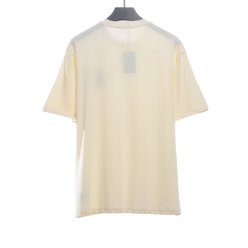  Balenciage embroidered scissors wheat ear LOGO T-Shirts