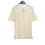  Balenciage embroidered scissors wheat ear LOGO T-Shirts