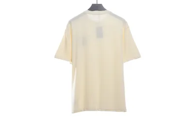 Balenciaga embroidered scissors wheat ear LOGO T-Shirts 02