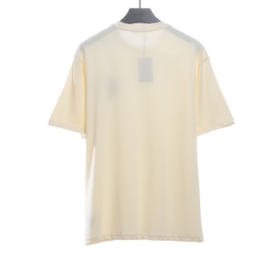  Balenciage embroidered scissors wheat ear LOGO T-Shirts 02