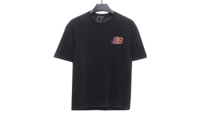 Balenciaga flame letter T-Shirts 2 01