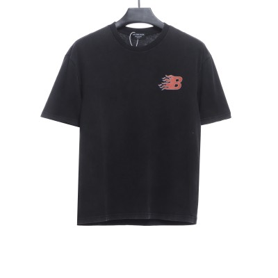  Balenciage flame letter T-Shirts 2 01