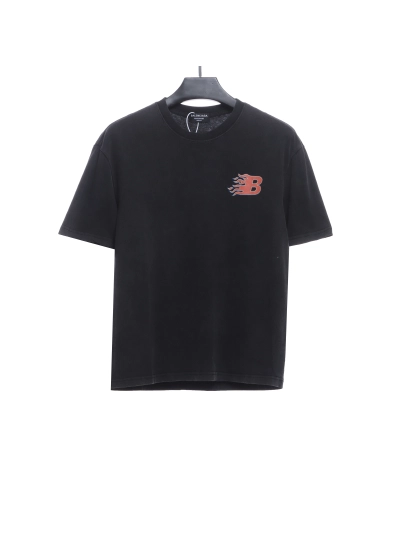 Balenciaga flame letter T-Shirts 2 01