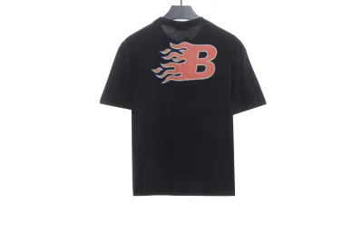 Balenciaga flame letter T-Shirts 2 02