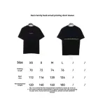 Balenciaga front and back cola blue and purple graffiti print T-Shirts