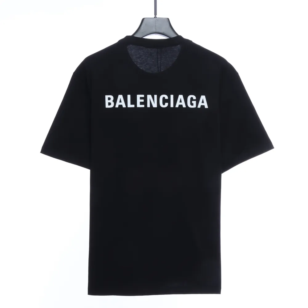 Balenciaga front and back letter print T-Shirts 1
