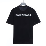 Balenciage front and back letter print T-Shirts 1