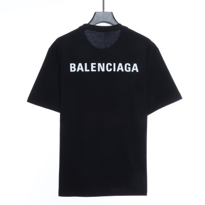  Balenciage front and back letter print T-Shirts 1 02
