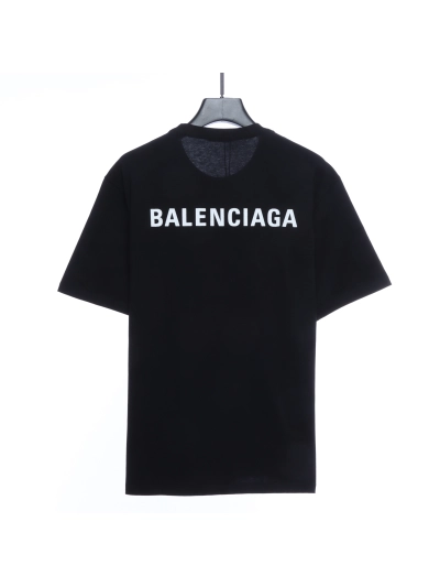 Balenciaga front and back letter print T-Shirts 1 02