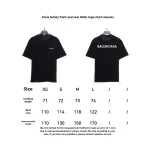 Balenciaga front and back letter print T-Shirts 1