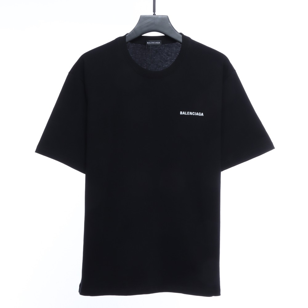  Balenciage front and back letter print T-Shirts 1