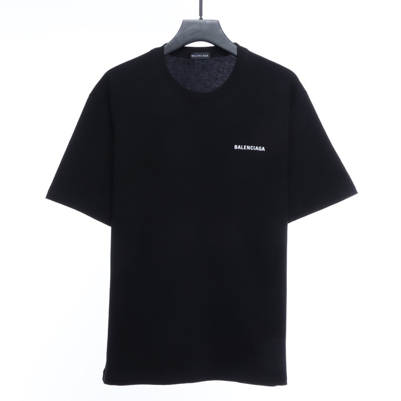  Balenciage front and back letter print T-Shirts 1