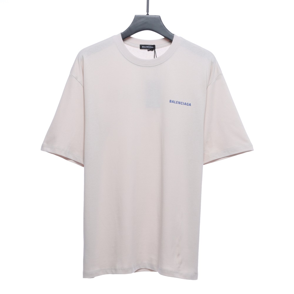  Balenciage front and back letter print T-Shirts 2