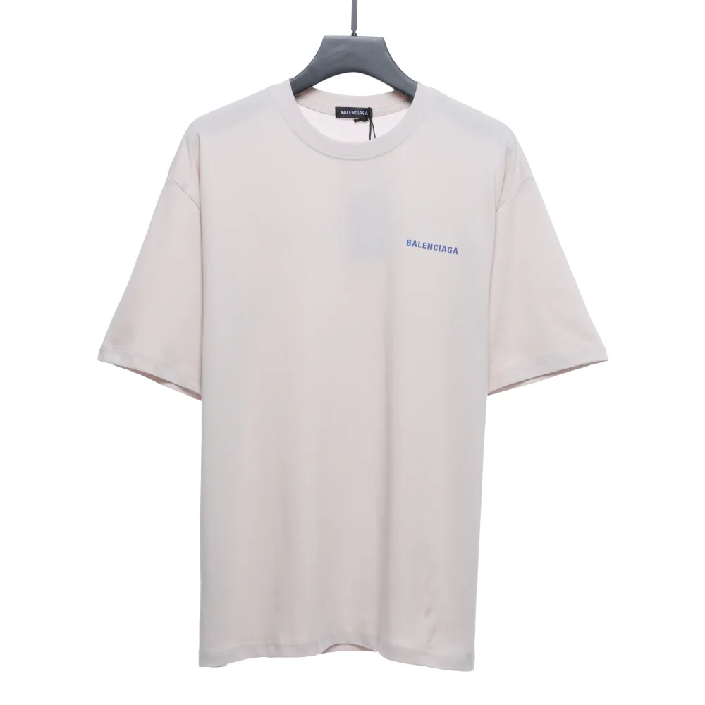 Balenciaga front and back letter print T-Shirts 2