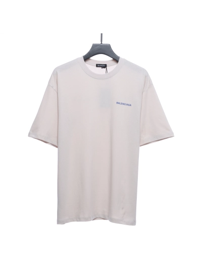 Balenciaga front and back letter print T-Shirts 2 01