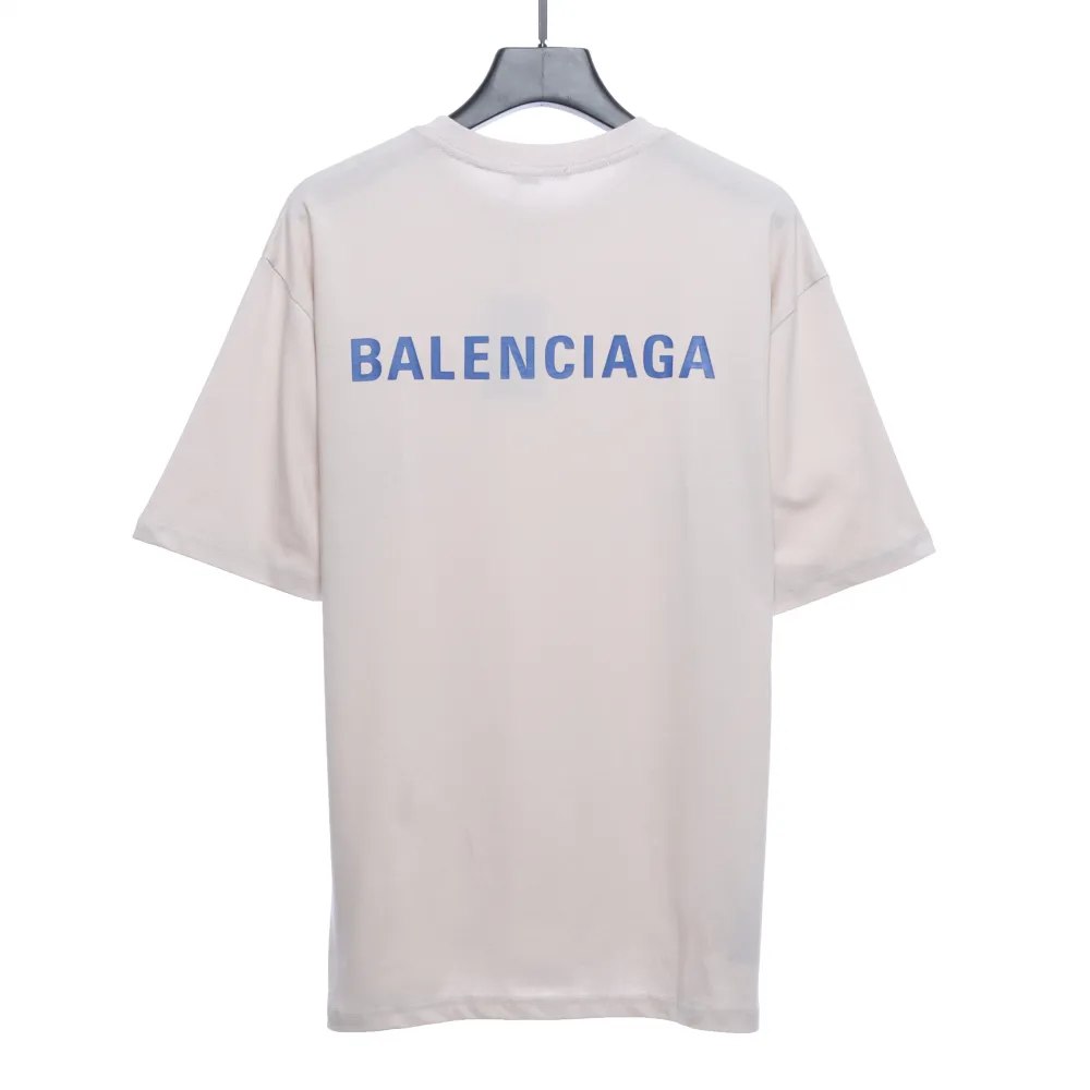 Balenciaga front and back letter print T-Shirts 2