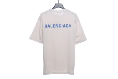 Balenciaga front and back letter print T-Shirts 2 02