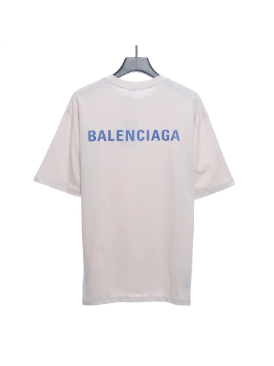 Balenciaga front and back letter print T-Shirts 2 02