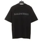  Balenciage fuzzy LOGO T-Shirts 1