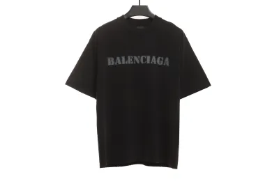 Balenciaga fuzzy LOGO T-Shirts 1 01
