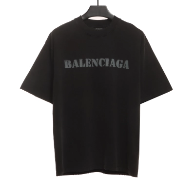 balenciaga fuzzy LOGO T-Shirts 1 01