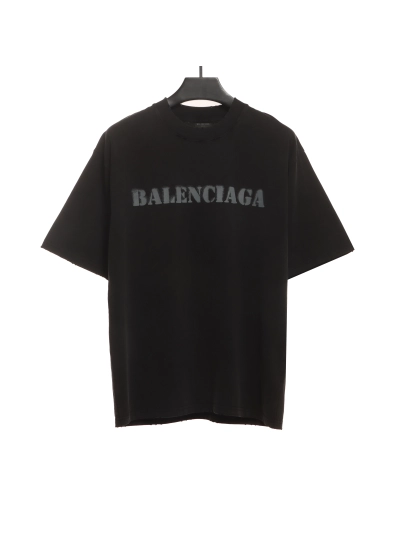 Balenciaga fuzzy LOGO T-Shirts 1 01