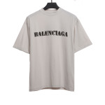  Balenciage fuzzy LOGO T-Shirts 2