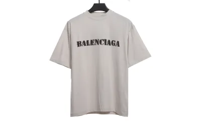 Balenciaga fuzzy LOGO T-Shirts 2 01