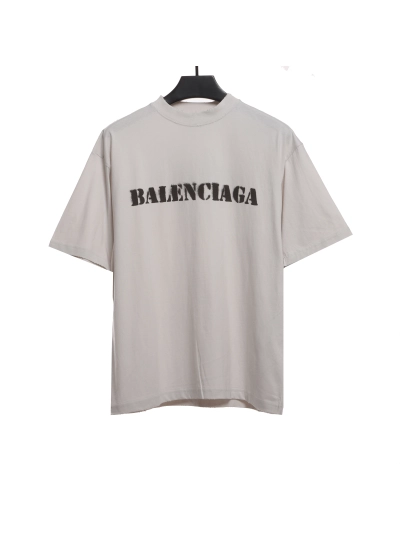 Balenciaga fuzzy LOGO T-Shirts 2 01