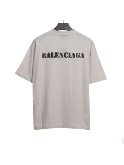 Balenciaga fuzzy LOGO T-Shirts 2 02