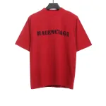  Balenciage fuzzy LOGO T-Shirts 3