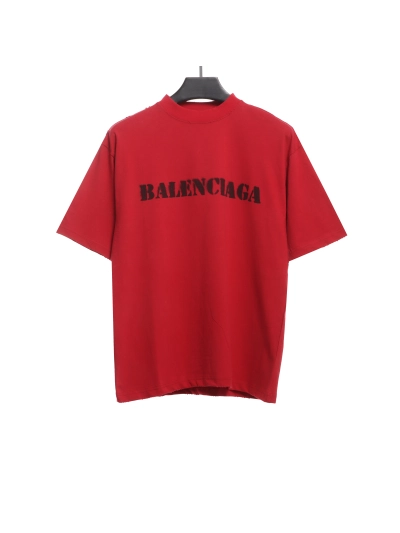 Balenciaga fuzzy LOGO T-Shirts 3 01