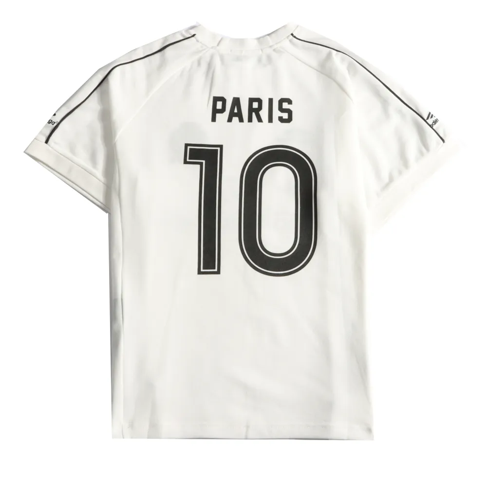  Balenciage joint Manchester United football embroidered T-Shirts White