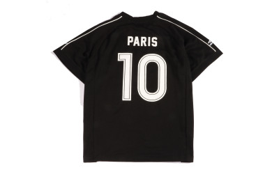 Balenciaga joint Manchester United football embroidered T-Shirts Black 02