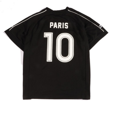  Balenciage joint Manchester United football embroidered T-Shirts Black 02
