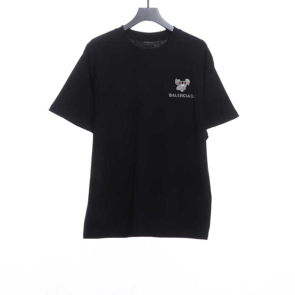  Balenciage koala embroidered logo T-Shirts